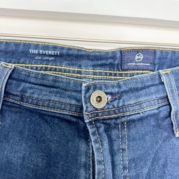 AG Adriano Goldschmied Jeans The Everett Slim Straight 34 x 32 - Picture 4 of 9